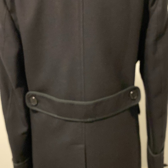 NWOT BURBERRY STUNNING MENS 100% WOOL PEA COAT SIZE LARGE/ 52 EXCELLENT CONDITI - Picture 7 of 16